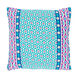 Lucent 20 X 20 inch White and Teal Pillow Kit