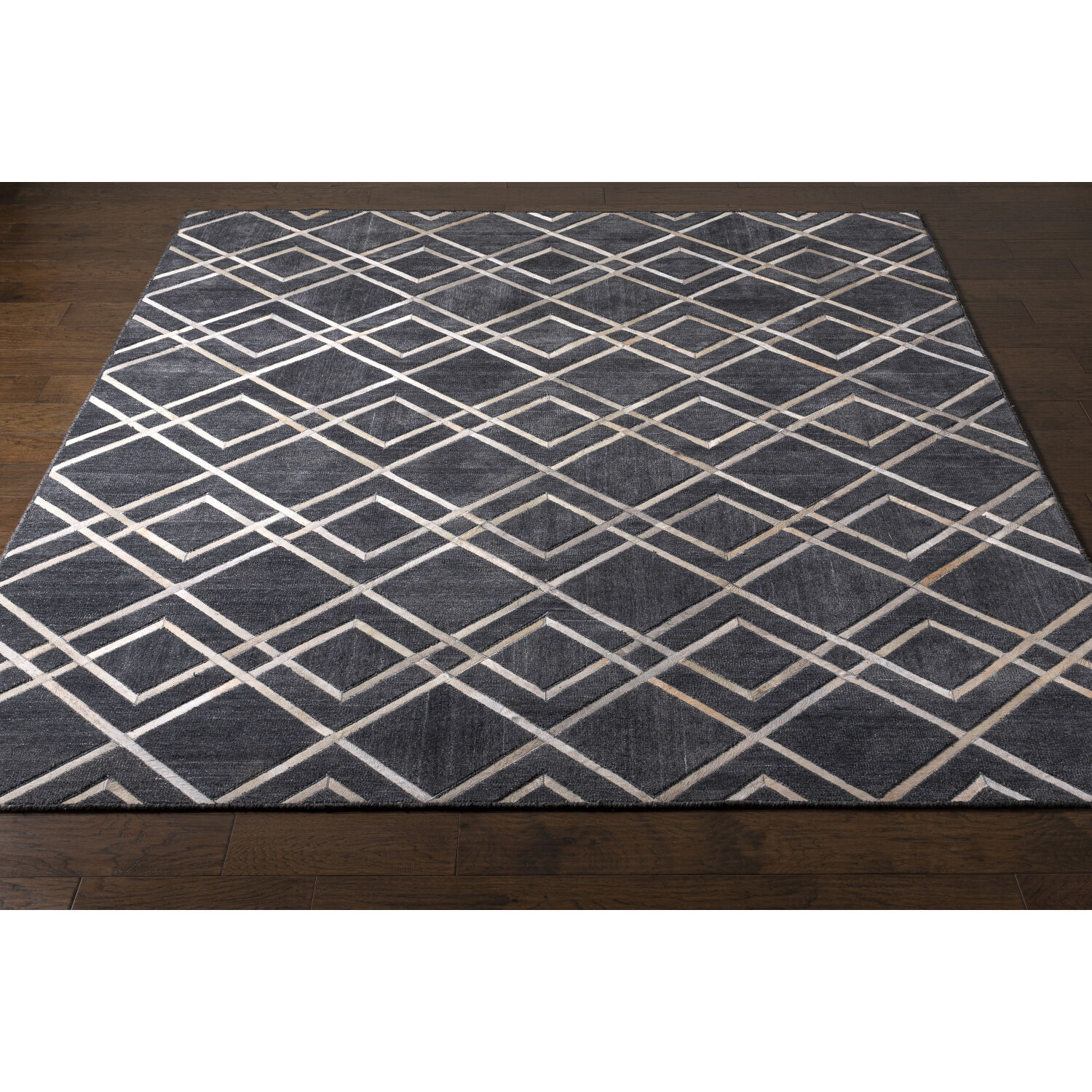 Eloquent 144 X 106 inch Black Rug in 9 X 12, Rectangle