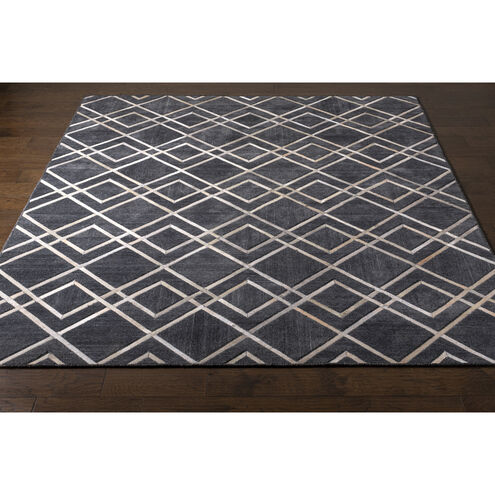 Eloquent 90 X 60 inch Black Rug in 5 x 8, Rectangle