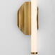 Ola 6.5 inch Brushed Brass Sconce Wall Light