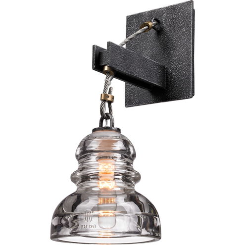 Menlo Park 1 Light 6 inch Old Silver Bath And Vanity Wall Light