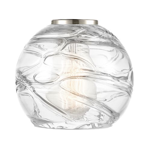 Ballston Small Deco Swirl Clear Glass, Ballston