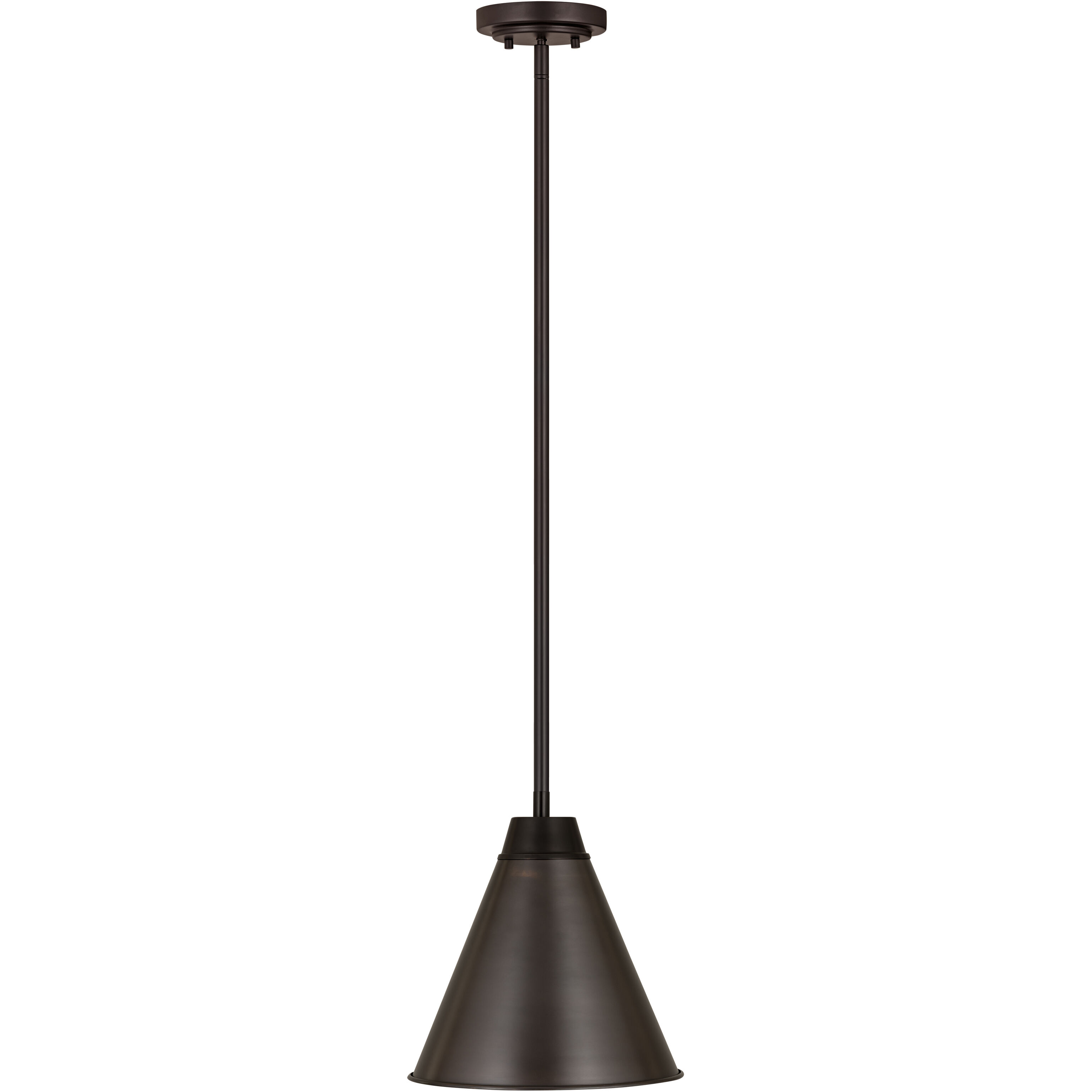 Eaton 1 Light 12 inch Bronze Plate Pendant Ceiling Light
