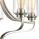 Market Square 5 Light 24 inch Brushed Nickel Chandelier Ceiling Light