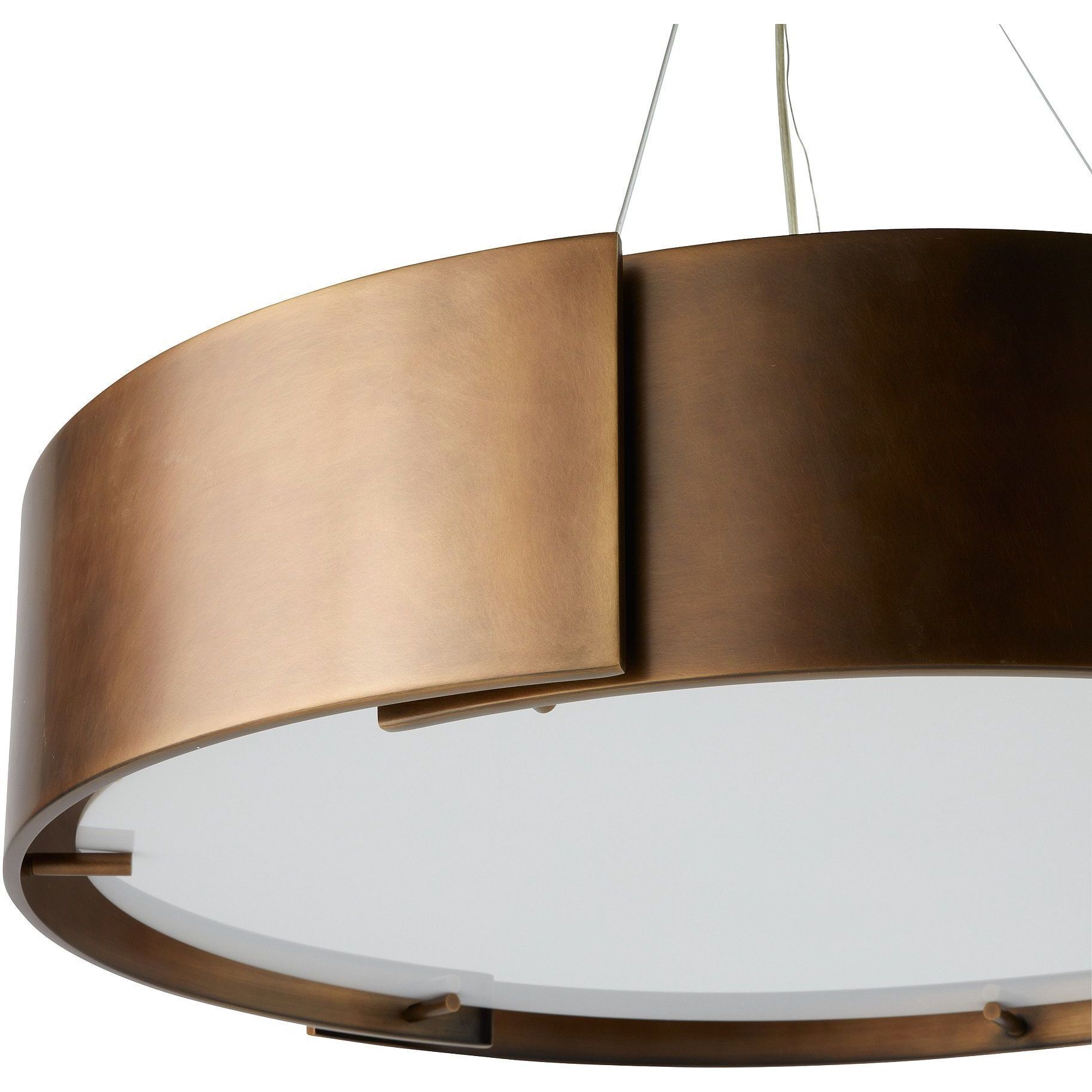 Dante 5 Light 35 inch Antique Brass Chandelier Ceiling Light, Medium