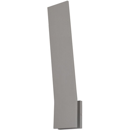 Nevis LED 24.13 inch Gray Exterior Wall Sconce