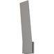 Nevis LED 24.13 inch Gray Exterior Wall Sconce