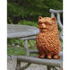 Preston the Pomeranian 15.75 X 10.5 inch Sculpture