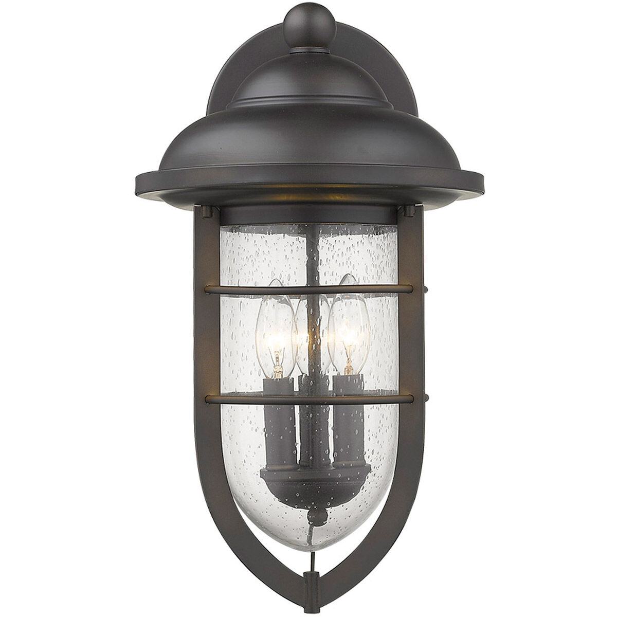 Dylan 3 Light 18 inch Oil-Rubbed Bronze Exterior Wall Mount in Oil Rubbed Bronze