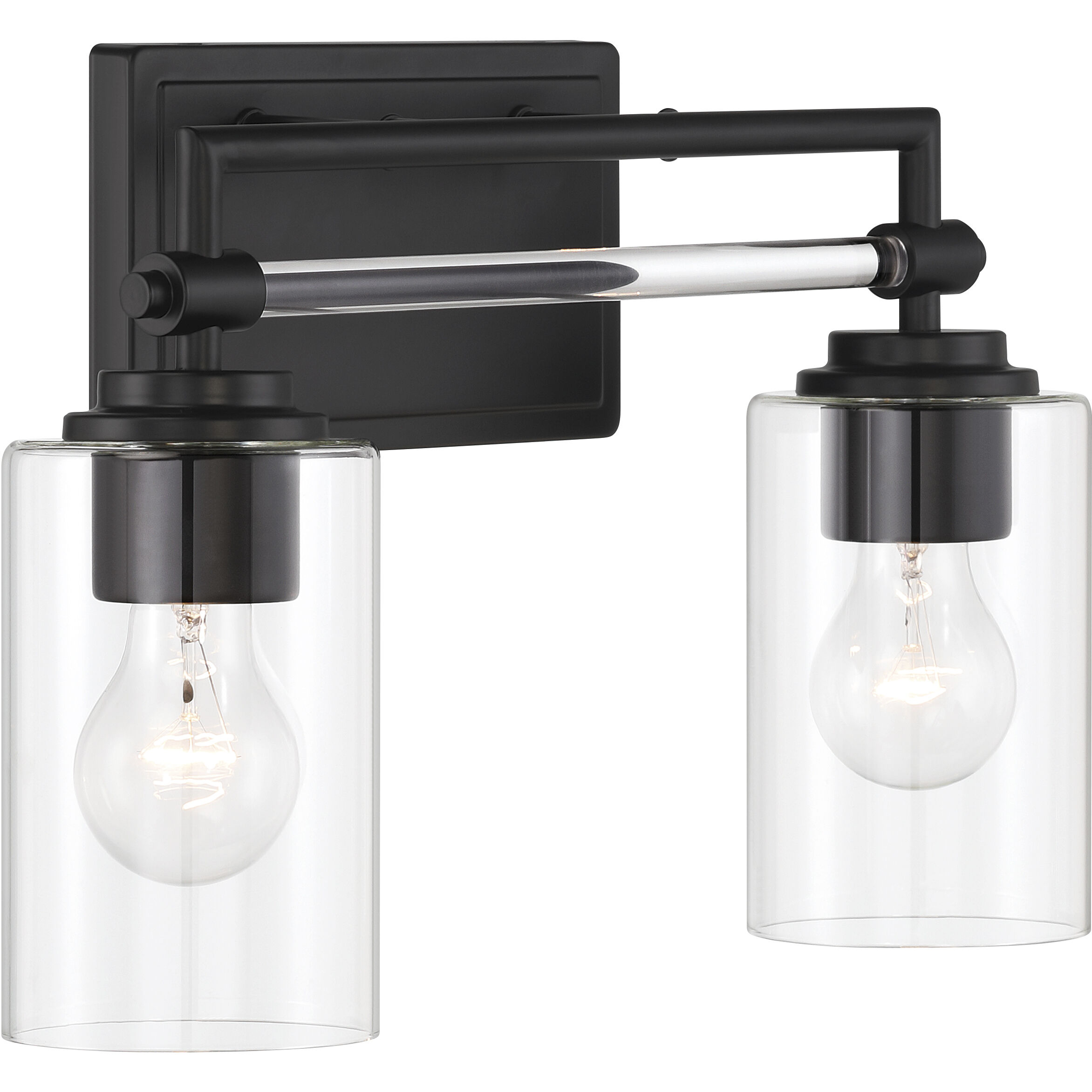 Binsly 2 Light 15.63 inch Coal Bath Vanity Light Wall Light