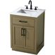 Alden 24 X 35 inch Chestnut Brown Bathroom Vanity Cabinet