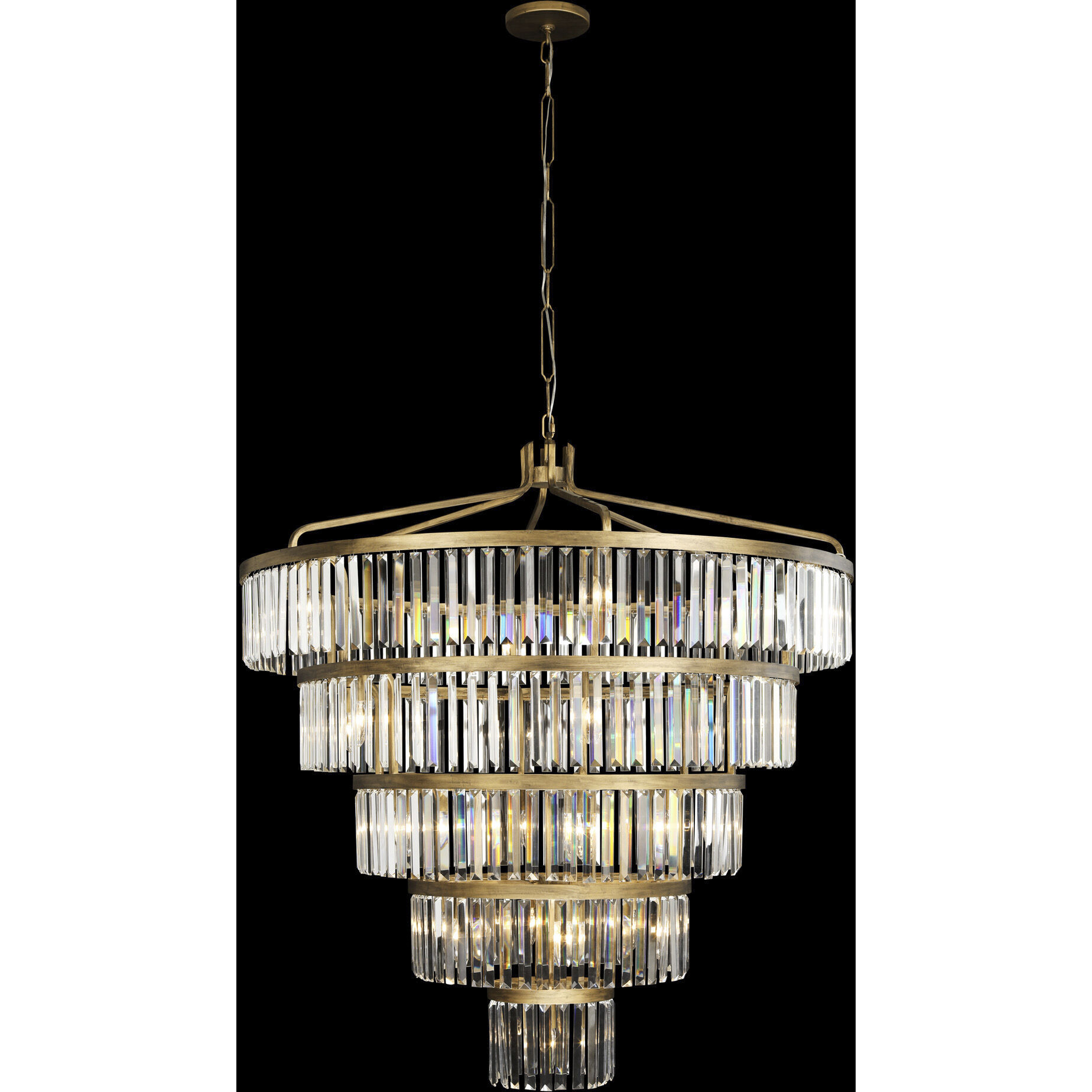Social Club 25 Light 44 inch Havana Gold Chandelier Ceiling Light