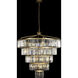 Social Club 25 Light 44 inch Havana Gold Chandelier Ceiling Light