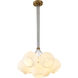 Canada 21.25 inch Gold Chandelier Ceiling Light