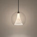 Chantilly LED 14 inch Black Pendant Ceiling Light, dweLED