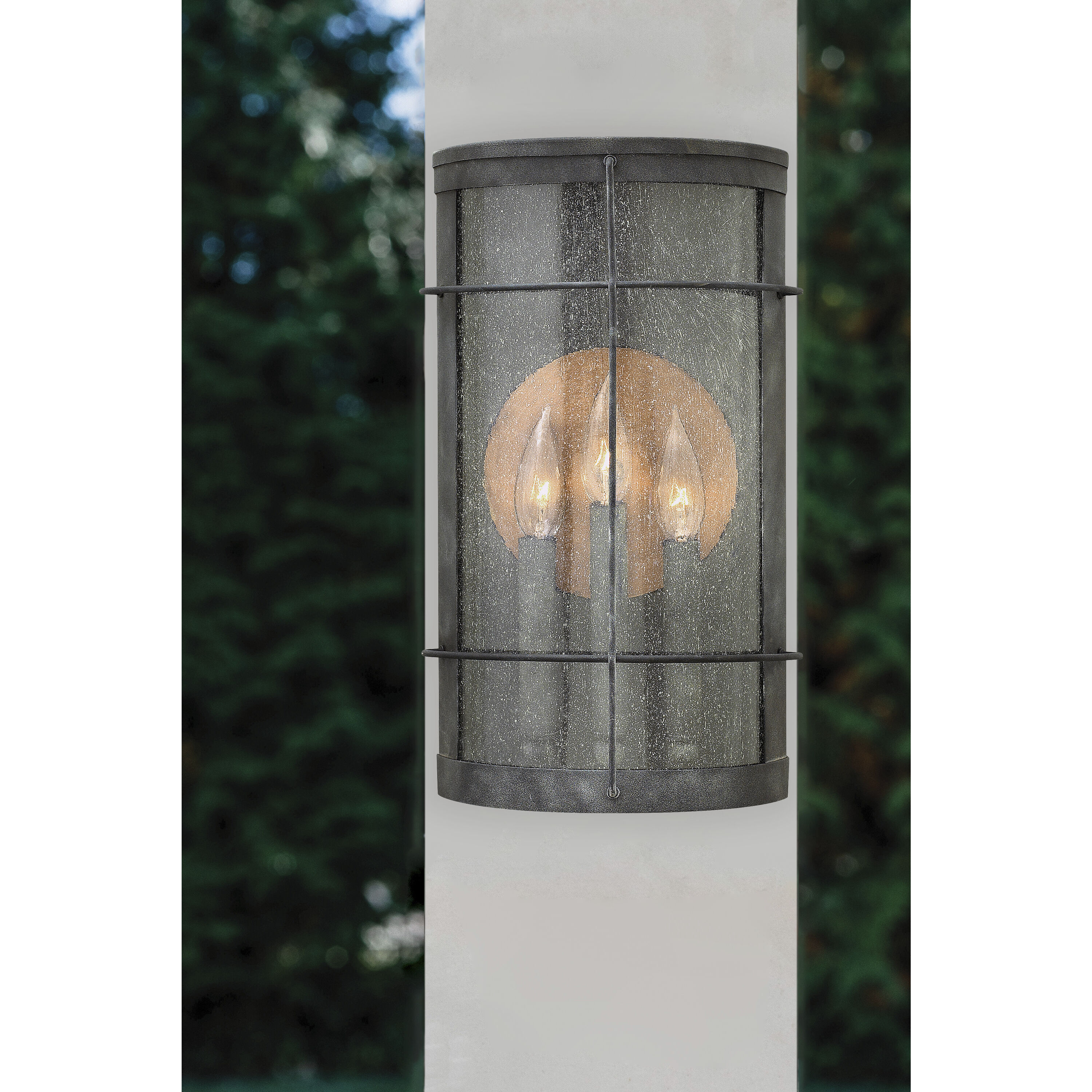 Newport Outdoor Wall Mount Lantern, Large