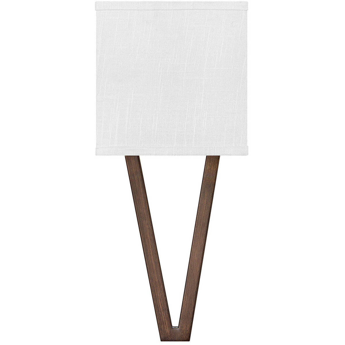 Galerie Vector LED 8 inch Walnut ADA Sconce Wall Light