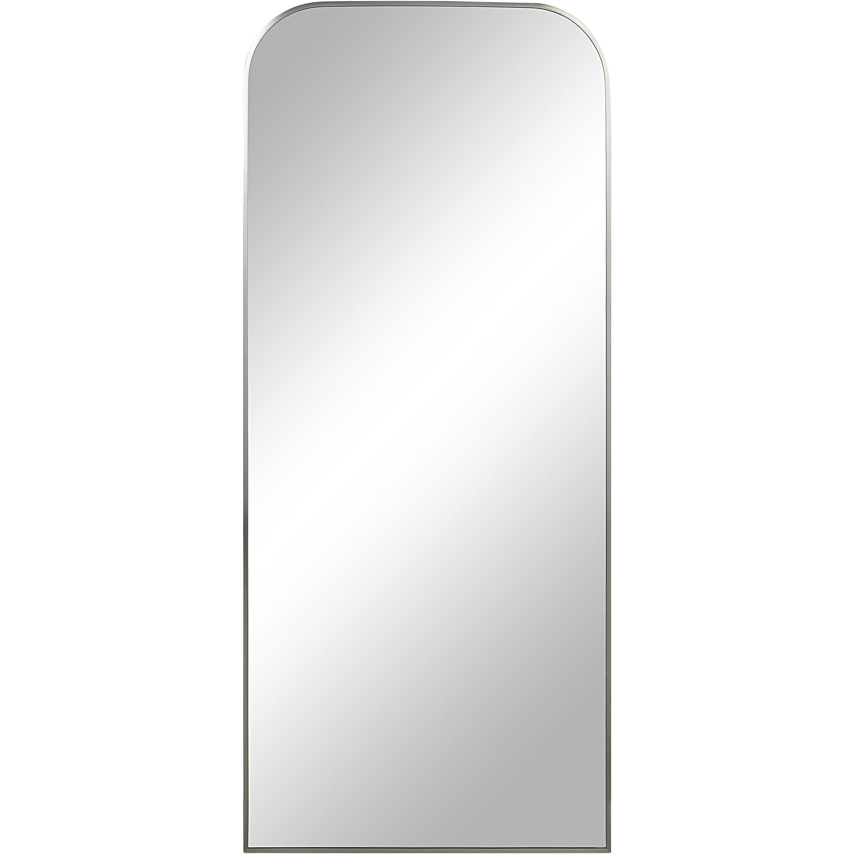 Samia 72 X 30 inch Brushed Nickel Wall Mirror