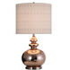 Signature 34 inch 150 watt Gemvara Rose Gold Table Lamp Portable Light