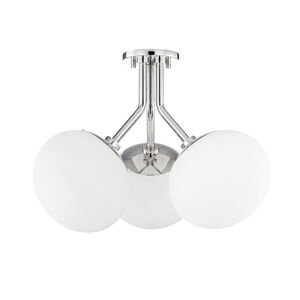 Estee 3 Light 19.00 inch Semi-Flush Mount