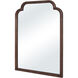 Octavian 40 X 30 inch Walnut Wall Mirror