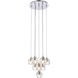 Eren 10 Light 11 inch Chrome Pendant Ceiling Light