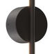 Midnight 1 Light 4.75 inch Black ADA Wall Sconce Wall Light