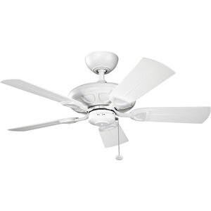 Kevlar 42 inch Matte White Ceiling Fan