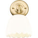 Dorinda Wall Sconce Wall Light in Brushed Champagne Bronze