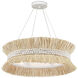 Seychelles 6 Light 33 inch Mole Black Chandelier Ceiling Light, Jamie Beckwith Collection