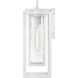 Coastal Elements Estate Series Republic 1 Light 16 inch Textured White Outdoor Wall Mount