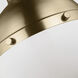TOB by Thomas O'Brien Hanks 1 Light 8.13 inch Satin Brass Pendant Ceiling Light
