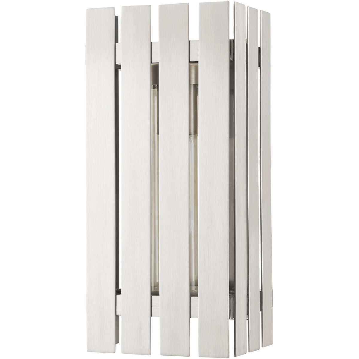 Greenwich 1 Light 13 inch Brushed Nickel Outdoor Wall Lantern