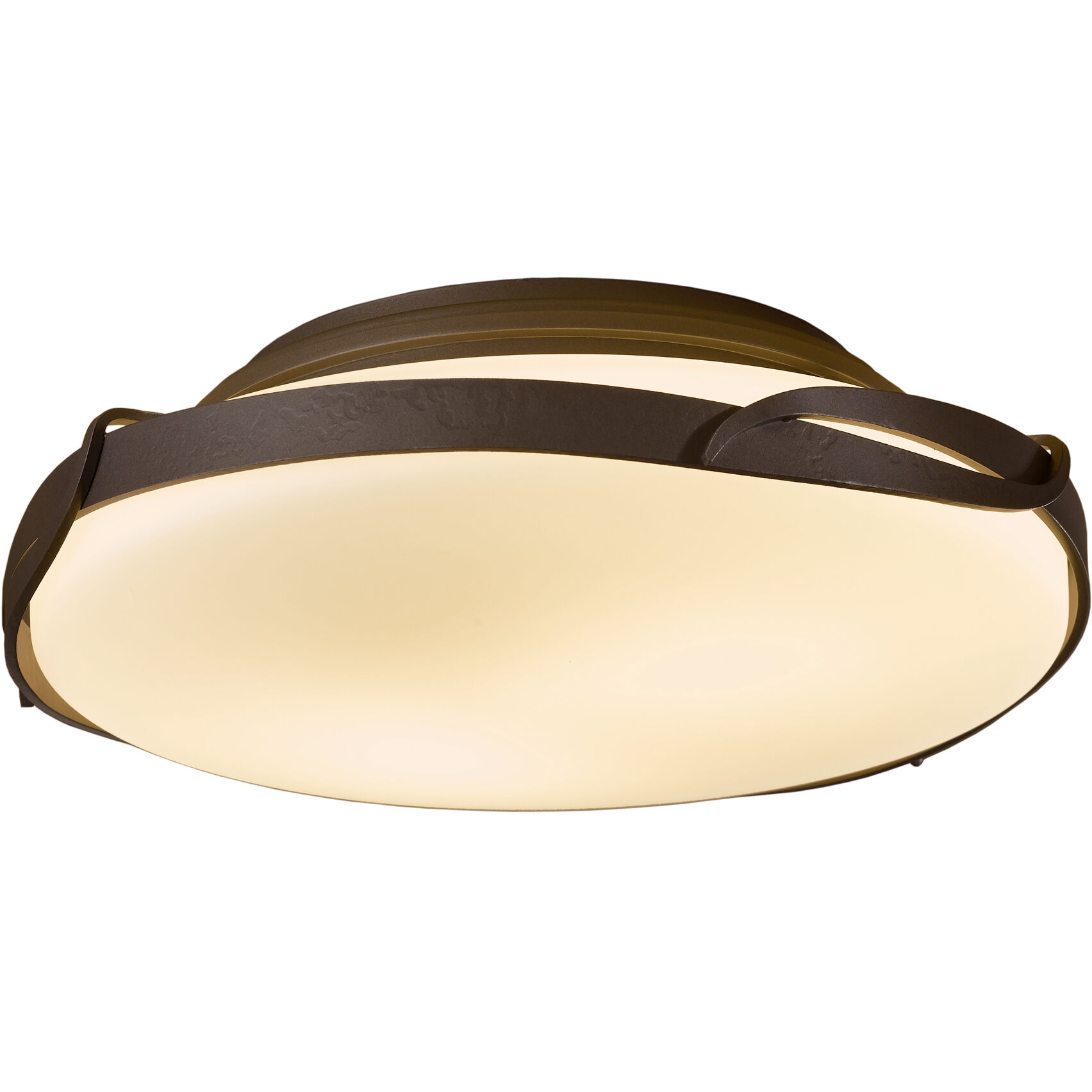 Flora 2 Light 13.9 inch Dark Smoke Flush Mount Ceiling Light