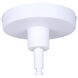 Caleb 1 Light 4.75 inch Matte White & Wood Pendant Ceiling Light
