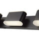 Bianca LED 25.6 inch Black Bath Vanity Light Wall Light