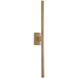 Vireo LED 28 inch Walnut Bath Bar Wall Light