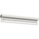 Mondrian LED 3.25 inch Brushed Nickel Semi-Flush Mount Ceiling Light