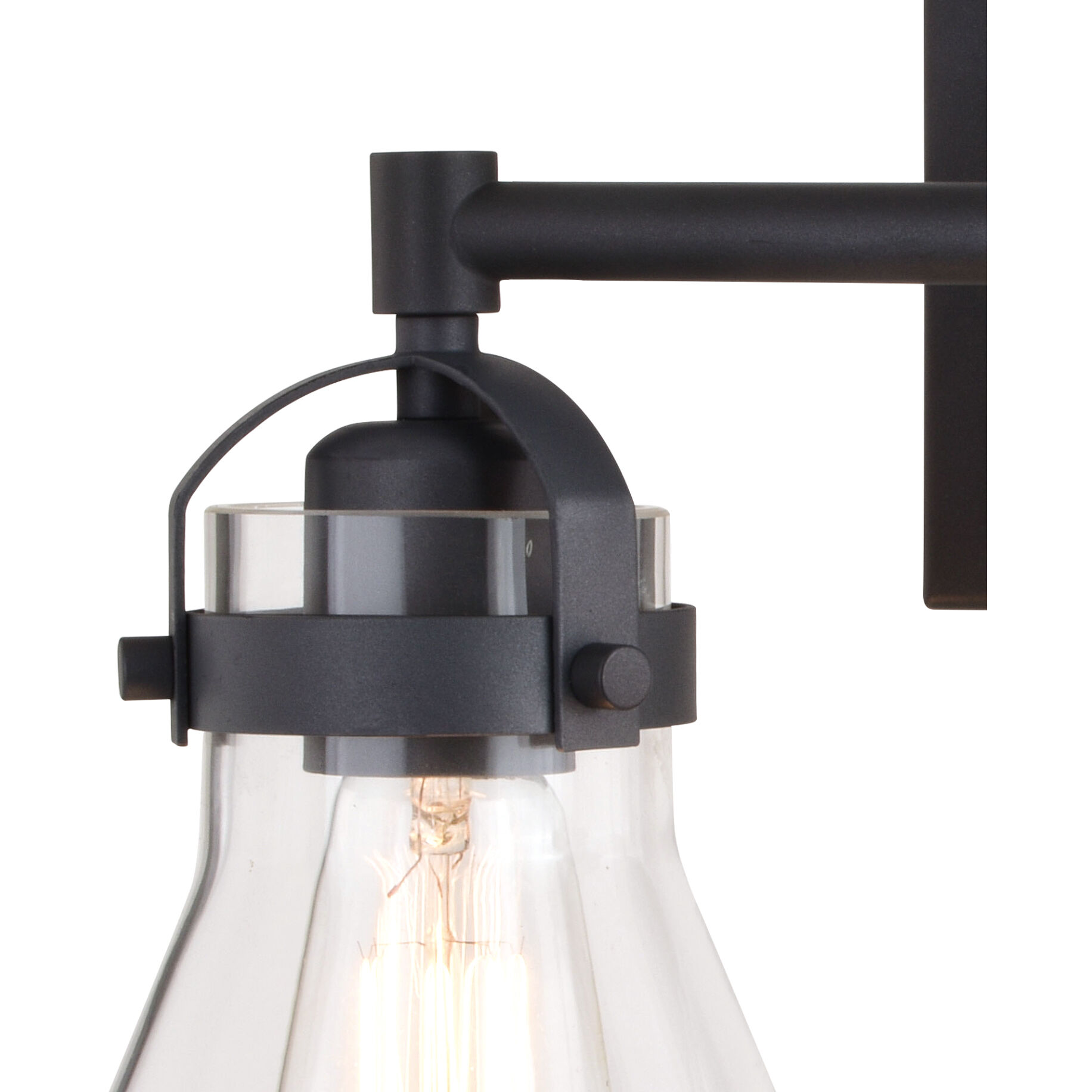 Mason LED 16 inch Charcoal Black Bathroom Light Wall Light in 2