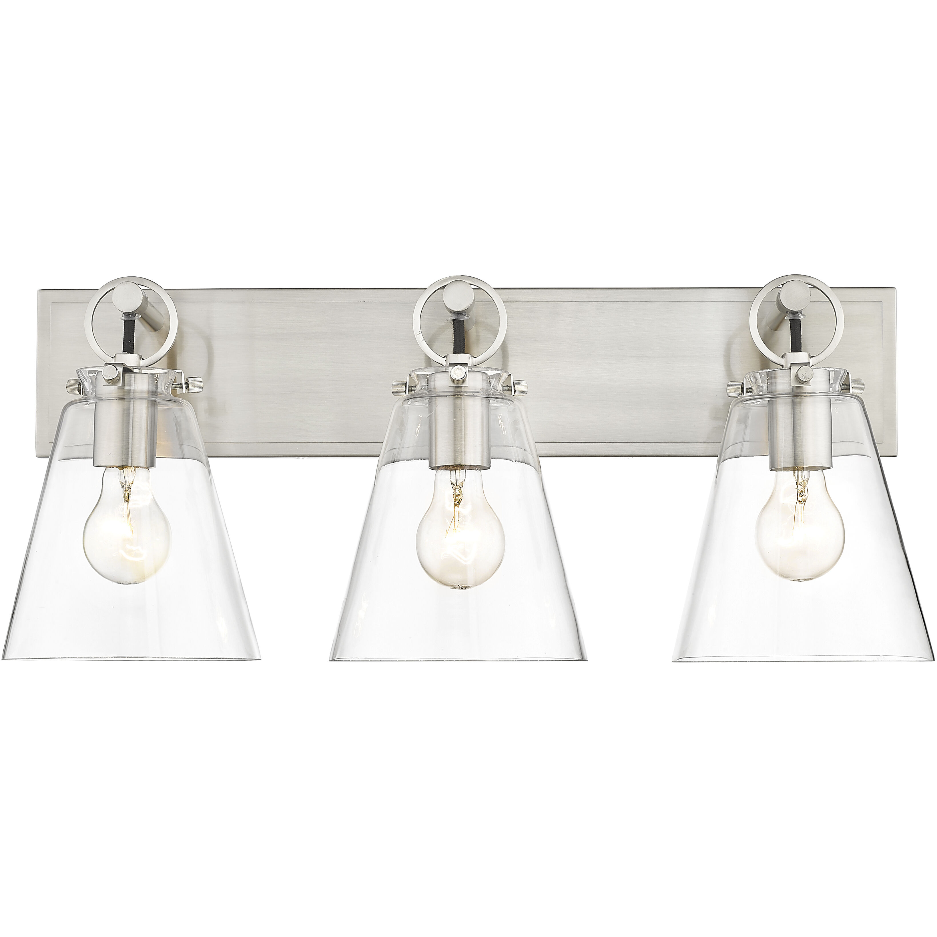 Harper 3 Light 23 inch Brushed Nickel Vanity Wall Light