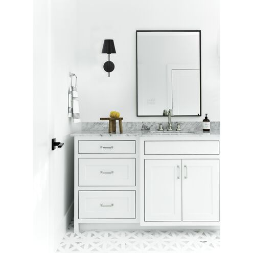 Xavier Sconce Wall Light in Matte Black