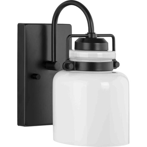 Fessler 1 Light 5 inch Matte Black Bath Light Wall Light