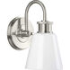 Ashford 1 Light 5 inch Brushed Nickel Bath Vanity Wall Light