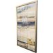 Lost in Winter Blue and Beige and Gray and Multi Framed Art