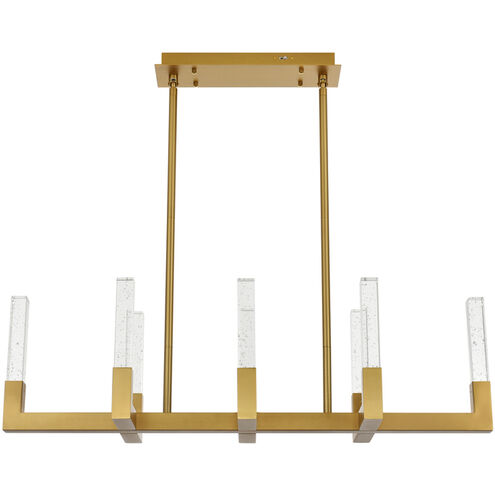 Noemi 8 Light 12 inch Satin Gold Pendant Ceiling Light