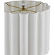 Celadon 29.75 inch 150 watt Celadon Crackle and Clear and Antique Brass Table Lamp Portable Light