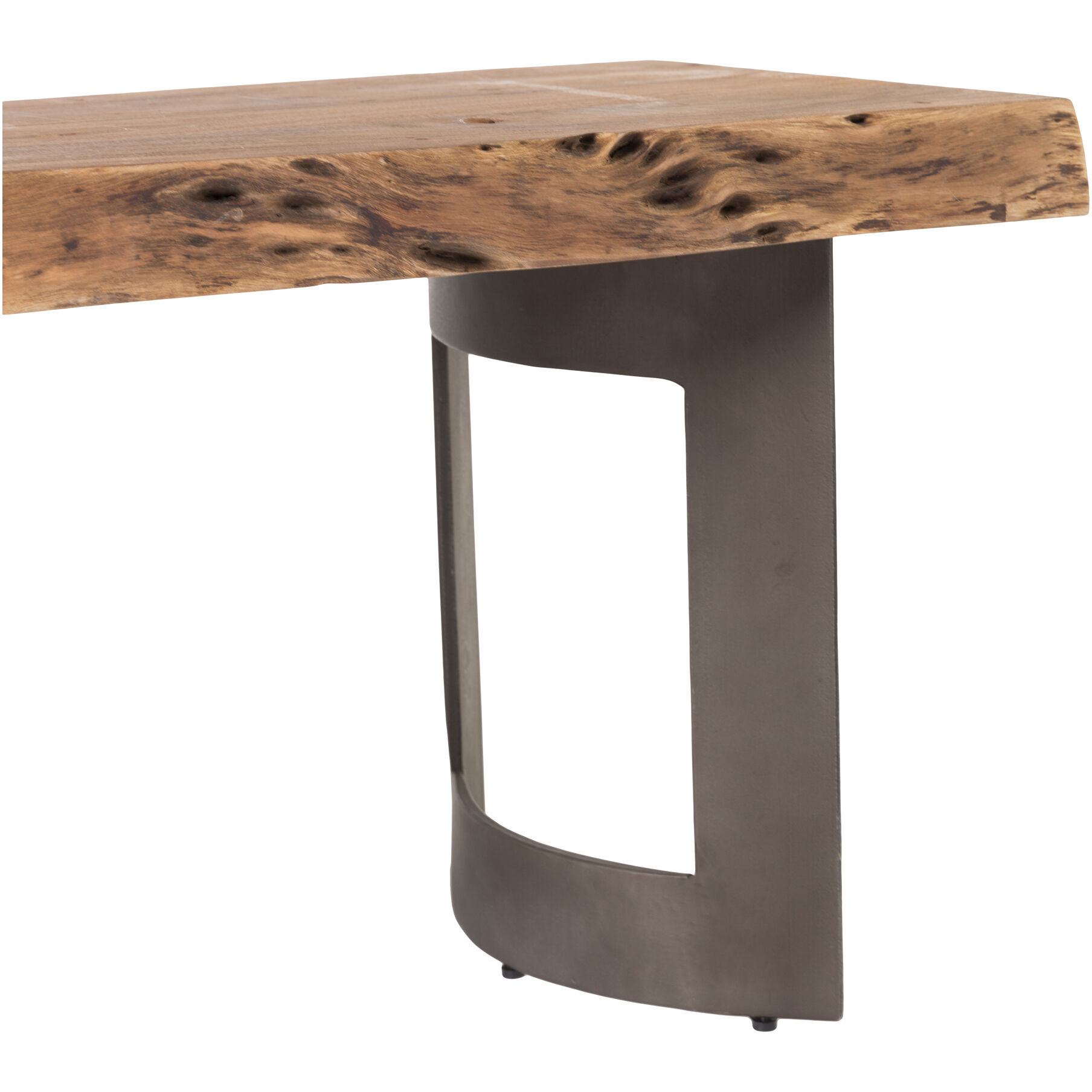 Bent Natural Dining Bench, Large