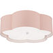 kate spade new york Bryce 4 Light 20 inch Pink and White Flush Mount Ceiling Light, Large