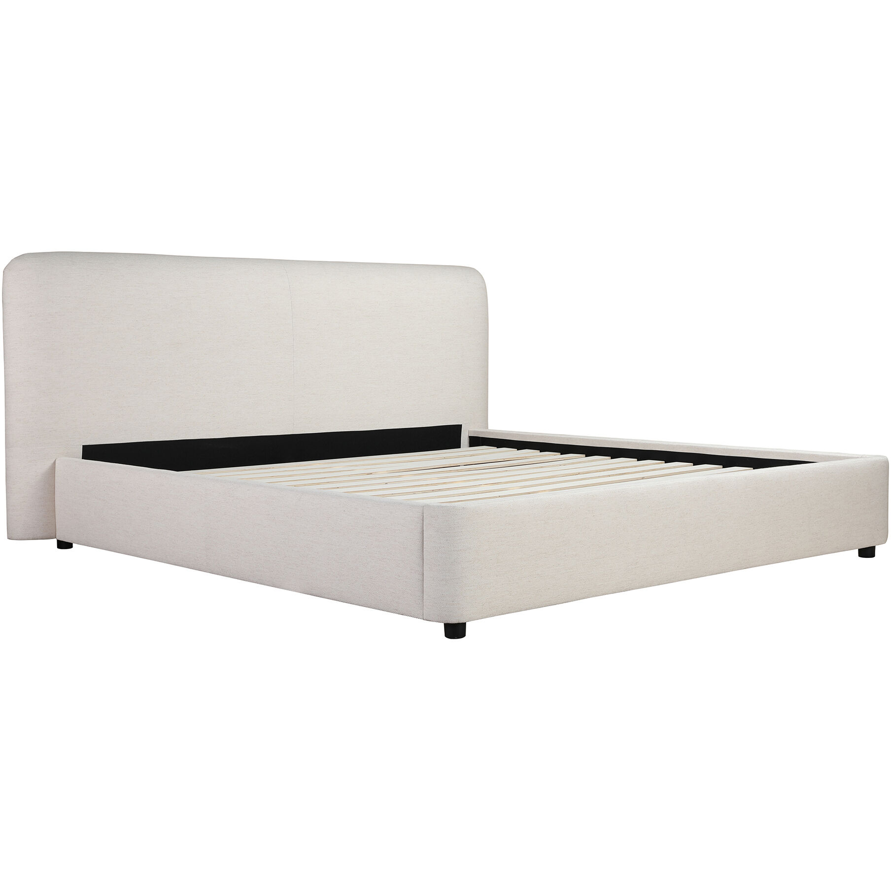 Samara Linen Bed in Beige, King