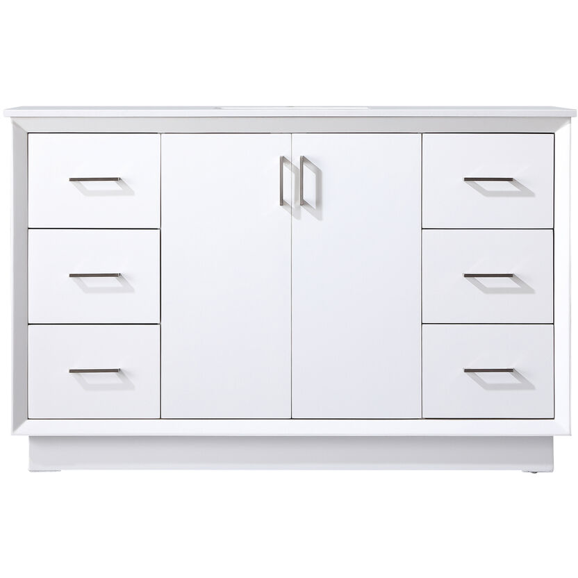 Hayes 54 X 22 X 35 inch White Vanity Sink Set